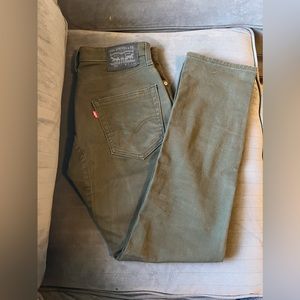 Men’s Levi’s 511 Forest Green Jeans